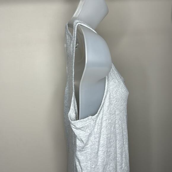 TREASURE & BOND Gray Scoop Neck Sleeveless Tank Top Maxi Dress Women’s - Picture 4 of 7